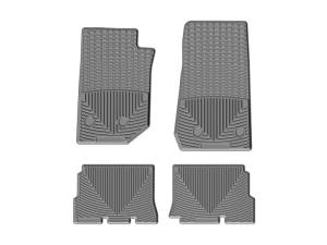 WeatherTech 2014-2016 Jeep Wrangler Unlimited Front and Rear Rubber Mats - Grey | W321GR-W322GR - Image 3