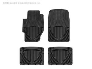 WeatherTech - Floor Mat Set FloorMat WeatherTech 85-00 Honda Civic Front and Rear Rubber Mats - Black | W34-W20 - Image 4