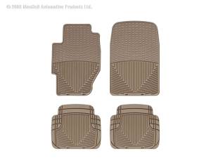 WeatherTech - Floor Mat Set FloorMat WeatherTech 02-05 Honda Civic Si Front and Rear Rubber Mats - Tan | W34TN-W50TN - Image 3