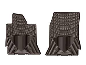 WeatherTech 2014+ Chevrolet Corvette Front Rubber Mats - Cocoa | W352CO