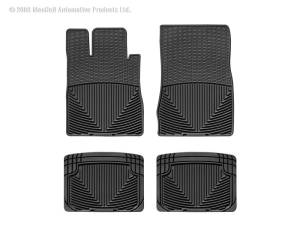 WeatherTech - Floor Mat Set FloorMat WeatherTech 73-80 Mercedes-Benz 450SLC Front and Rear Rubber Mats - Black | W36-W20 - Image 2