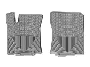 WeatherTech - WeatherTech 2016+ Toyota Tacoma Access/Double Cab (A/T Only) Front Rubber Mats - Grey | W377GR - Image 1