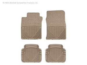 Floor Mat Set FloorMat WeatherTech 00-06 Lincoln LS Front and Rear Rubber Mats - Tan | W39TN-W50TN