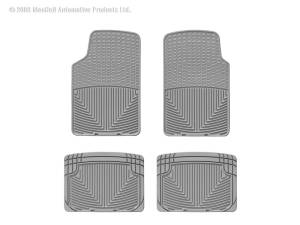 WeatherTech - Floor Mat Set FloorMat WeatherTech 64-79 Volkswagen Bug Front and Rear Rubber Mats - Grey | W3GR-W20GR - Image 2