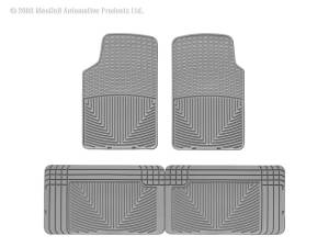 WeatherTech - Floor Mat Set FloorMat WeatherTech 91-04 Isuzu Rodeo Front and Rear Rubber Mats - Grey | W3GR-W25GR - Image 5
