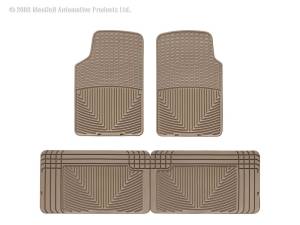 WeatherTech - Floor Mat Set FloorMat WeatherTech 91-04 Isuzu Rodeo Front and Rear Rubber Mats - Tan | W3TN-W25TN - Image 2