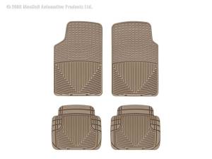 WeatherTech - Floor Mat Set FloorMat WeatherTech 98-05 Volvo C70 Front and Rear Rubber Mats - Tan | W3TN-W50TN - Image 5