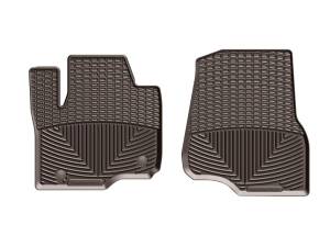 WeatherTech 2017+ Ford F-250/F-350/F-450/F550 (Crew Cab & SuperCab) Front Rubber Mats - Cocoa | W408CO