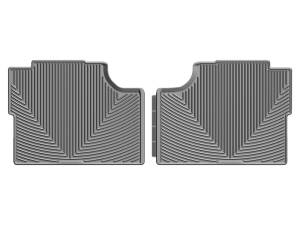 WeatherTech 17+ Ford F-250 / F-350 / F-450 / F-550 Crew Cab Rear Rubber Mats - Grey | W409GR