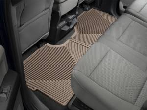 WeatherTech - WeatherTech 17+ Ford F-250 / F-350 / F-450 / F-550 Crew Cab Rear Rubber Mats - Tan | W409TN - Image 2