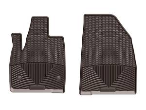 WeatherTech 2017+ GMC Acadia/Acadia Denali Front Rubber Mats - Cocoa | W418CO