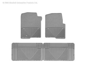 Floor Mat Set FloorMat WeatherTech 04 Ford F-150 Front and Rear Rubber Mats - Grey | W42GR-W25GR