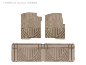 WeatherTech - Floor Mat Set FloorMat WeatherTech 04 Ford F-150 Front and Rear Rubber Mats - Tan | W42TN-W25TN - Image 4
