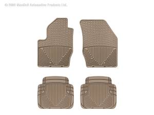 Floor Mat Set FloorMat WeatherTech 07-10 Chrysler Sebring Front and Rear Rubber Mats - Tan | W43TN-W50TN