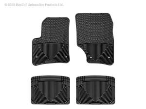 WeatherTech - Floor Mat Set FloorMat WeatherTech 03-10 Porsche Cayenne Front and Rear Rubber Mats - Black | W46-W20 - Image 4
