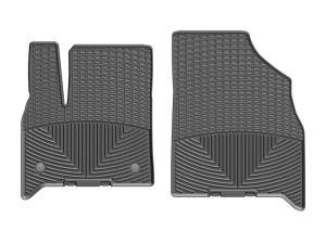 WeatherTech 18-20 Chevrolet Traverse Front Rubber Mats - Black | W469