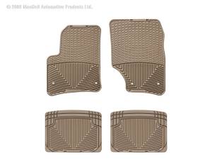 WeatherTech - Floor Mat Set FloorMat WeatherTech 03-10 Porsche Cayenne Front and Rear Rubber Mats - Tan | W46TN-W20TN - Image 3