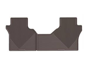 WeatherTech 2019+ Chevrolet Silverado 1500 Rear Rubber Mats - Cocoa | W490CO
