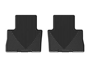 WeatherTech 19-22 Toyota RAV4 / 21-22 Toyota Venza Rear Rubber Floor Mats - Black | W525