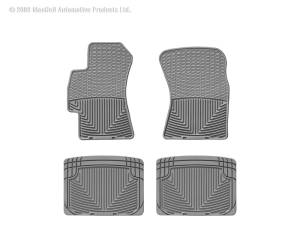 Floor Mat Set FloorMat WeatherTech 92-98 Subaru SVX Front and Rear Rubber Mats - Grey | W52GR-W20GR