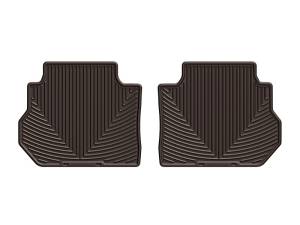 WeatherTech 17+ GMC Acadia / Acadia Denali Rear Rubber Mats - Cocoa | W535CO