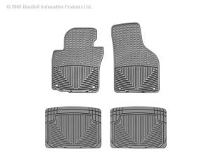 Floor Mat Set FloorMat WeatherTech 06-10 Volkswagen Passat Front and Rear Rubber Mats - Grey | W53GR-W20GR