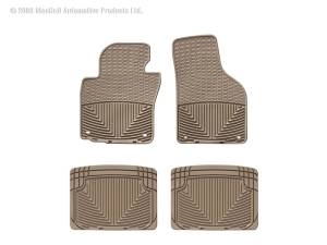 Floor Mat Set FloorMat WeatherTech 06-10 Volkswagen Passat Front and Rear Rubber Mats - Tan | W53TN-W20TN