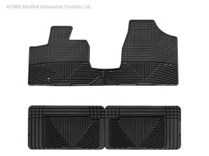 WeatherTech - Floor Mat Set FloorMat WeatherTech 08-11 Chrysler Town & Country Front and Rear Rubber Mats - Black | W82-W25 - Image 4