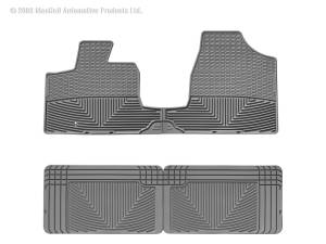 WeatherTech - Floor Mat Set FloorMat WeatherTech 08-11 Chrysler Town & Country Front and Rear Rubber Mats - Grey | W82GR-W25GR - Image 2