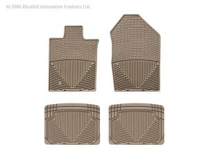 Floor Mat Set FloorMat WeatherTech 06 Lincoln Zephyr Front and Rear Rubber Mats - Tan | W97TN-W20TN