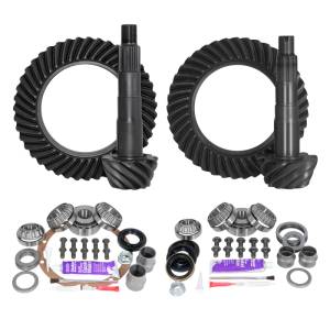 Yukon Gear Ring & Pinion Gear Kit Package Front & Rear with Install Kits - Toyota 8in/8IFS | YGKT004-529