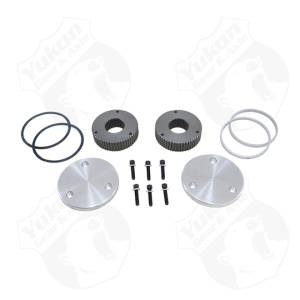 Yukon Gear Hardcore Drive Flange Kit For Dana 44 / 19 Spline Outer Stubs. Yukon Engraved Caps | YHC50007