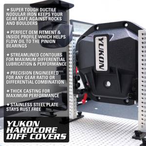 Yukon Gear & Axle - Yukon Gear Hardcore Diff Cover for 11.5in & 11.8in GM Dodge Ram | YHCC-AAM11.5 - Image 8