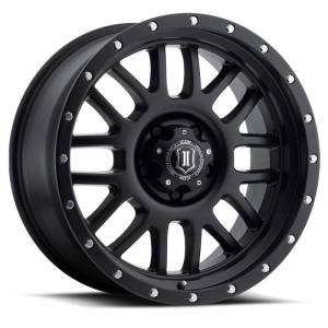 ICON Alpha 20x9 6x135 16mm Offset 5.625in BS Satin Black Wheel | 1220906356SB