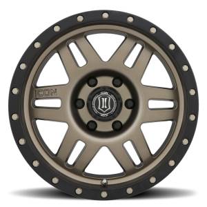 ICON - ICON Six Speed 17x8.5 6x5.5 25mm Offset 5.75in BS 108.1mm Bore Bronze Wheel | 1417858357BR - Image 7
