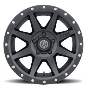 ICON - ICON Rebound 17x8.5 5x4.5 0mm Offset 4.75in BS 71.5mm Bore Satin Black Wheel | 1817856547SB - Image 3