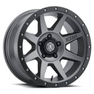 ICON - ICON Rebound 17x8.5 5x5.5 0mm Offset 4.75in BS 77.9mm Bore Titanium Wheel | 1817858547TT - Image 1