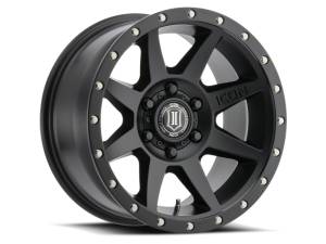 ICON Rebound 18x9 5x5 -12mm Offset 4.5in BS 71.5mm Bore Satin Black Wheel | 1818907345SB