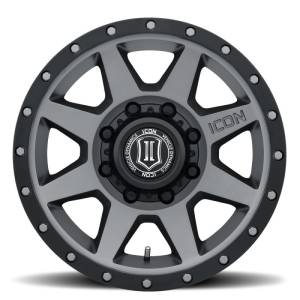 ICON - ICON Rebound HD 18x9 8x180 12mm Offset 5.5in BS 124.2mm Bore Titanium Wheel | 1818908955TT - Image 3
