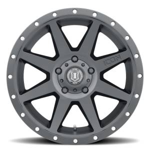 ICON - ICON Rebound 20x9 5x150 16mm Offset 5.625in BS Satin Black Wheel | 1820905556SB - Image 3