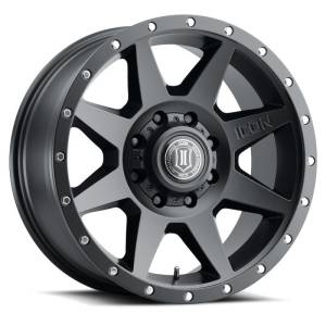 ICON Rebound 20x9 8x6.5 12mm Offset 5.5in BS 121.40mm Bore Satin Black Wheel | 1820908055SB