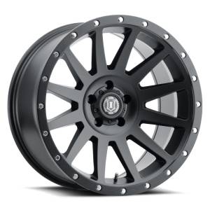 ICON - ICON Compression 20x10 5x150 -19mm Offset 4.75in BS 110.10mm Bore Satin Black Wheel | 2020105547SB - Image 1
