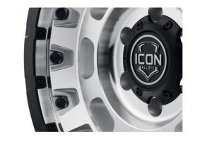 ICON - ICON Hammer Pro 17x8.5 / 6x135 / 6MM / 5in BS - Silver Machined | 21017856350SM - Image 7