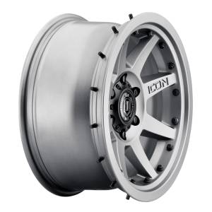 ICON - ICON Rebound Pro 17x8.5 5x4.5 0mm Offset 4.75in BS 71.5mm Bore Titanium Wheel | 21817856547TT - Image 11