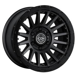 ICON Recon Pro 17x8.5 5x5 -6mm Offset 4.5in BS 71.5mm Bore Satin Black Wheel | 23617857345SB