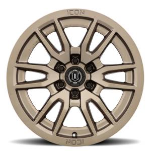 ICON - ICON Vector 6 17x8.5 6x5.5 0mm Offset 4.75in BS 106.1mm Bore Bronze Wheel | 2417858347BR - Image 3