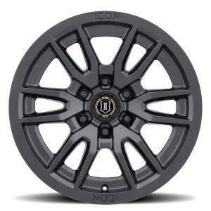 ICON - ICON Vector 6 17x8.5 6x5.5 25mm Offset 5.75in BS 95.1mm Bore Satin Black Wheel | 2417859057SB - Image 3