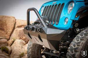 ICON - ICON 07-18 Jeep Wrangler JK Pro Series Front Bumper Rec Winch Mount w/Bar/Tabs | 25215 - Image 5
