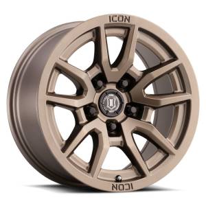 ICON - ICON Vector 5 17x8.5 5x150 25mm Offset 5.75in BS 110.1mm Bore Bronze Wheel | 2617855557BR - Image 1
