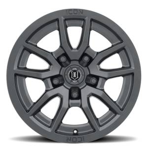 ICON - ICON Vector 5 17x8.5 5x5 -6mm Offset 4.5in BS 71.5mm Bore Satin Black Wheel | 2617857345SB - Image 3